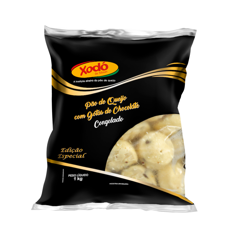 Pão de Queijo com Gotas de Chocolate | Xodó de Minas – Surpreendente e Irresistível | 1KG