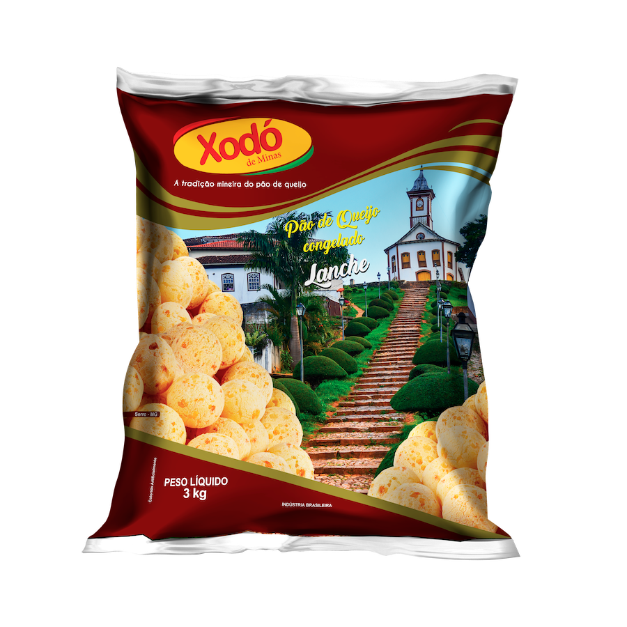 Pão de Queijo Lanche | Xodó de Minas – Sabor que Alimenta e Aconchega | 3KG