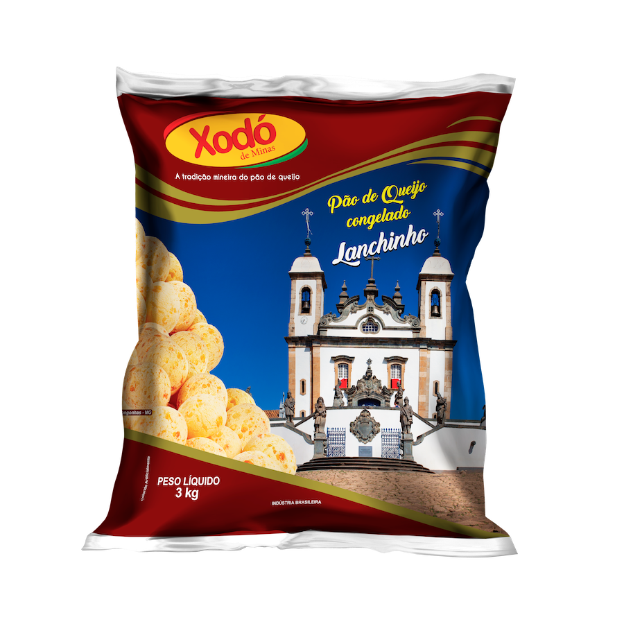 Pão de Queijo Lanchinho | Xodó de Minas – Praticidade com Sabor de Casa | 3KG